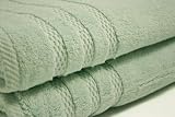 SuperSoft Cotton Bath Sheet. Colour. Green.