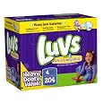 Luvs Ultra Leakguards Diapers, Size 4, 204-Count
