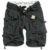 Produkt-Bild: Herrenshort im Destroyed-Look - Division Short - Farbe: schwarz gewaschen (bis 7XL)