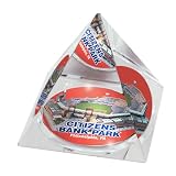 MLB Philadelphia Phillies Citizens Bank Park Crystal Pyramid Paperweight