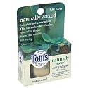 Tom's of Maine Naturally Waxed Antiplaque Flat Floss, Unflavored, 32-Yard Rolls (Pack of 6)