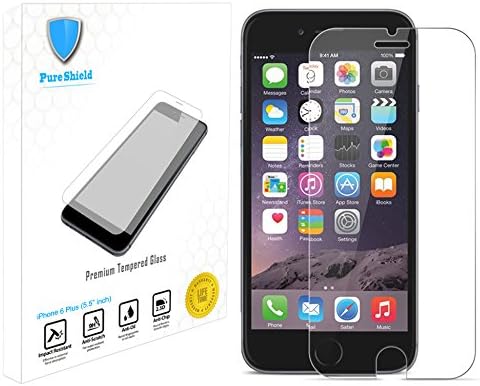 Pure Shield® iPhone 6 Glass,[1 Pack] Premium Screen Protector for iPhone 6/6s 4.7" Inch ATT Verizon T-mobile (iPhone 6 plus, Tempered Glass)