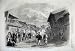 1862 Hama Metze Japan People Street Scene Buildings