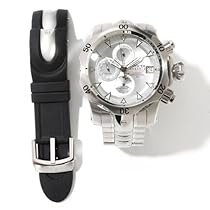 Big Sale Invicta Venom Reserve Silver-tone Dial Chronograph Stainless Steel Mens Watch 10164