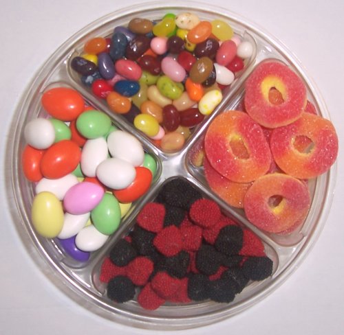 Scott's Cakes 4-Pack Assorted Jelly Beans, Peach Rings, Raspberries and Blackberries,... by Raspberry Candy