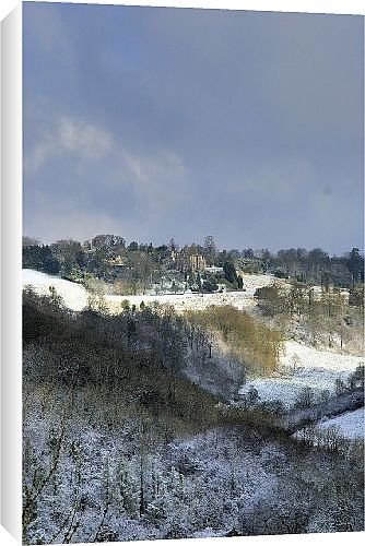 Canvas Prints of A Winter scene from Country Life Canvas Prints of A Winter scene from Country Life
