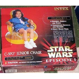 C 3PO JUNIOR CHAIR CHILDS INFLATABLE