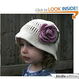 CROCHET BABY HAT HANDMADE PINK ROSE PETAL FLOWER BEANIE BY JARG0N