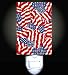 American Flag Collage Decorative Night Light