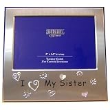 I Love My Sister Photo Frame Gift 5 x 3.5