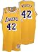 James Worthy Jersey: adidas Gold Throwback Swingman #42 Los Angeles Lakers Jersey - XX-Large