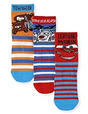 3 Pairs of Disney Cars Socks