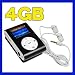 Swees 4GB Clip Mp3 player with FM radio and LCD screen - Black