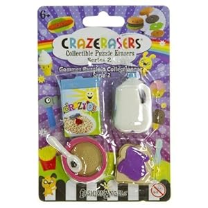 Breakfast Party (4 Mini-Erasers) - CrazErasers: Collectible Erasers Series 2 Breakfast Party (4 Mini-Erasers) - CrazErasers: Collectible Erasers Series 2