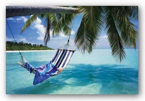 Global Prints Tropical Beach 24"x36" Art Print Poster