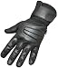 LEATHER MESH GLOVES MOTORCYCLE BIKE GLOVE Black Size L