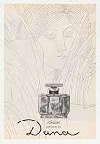 1965 Dana Ambush Perfume Bottle Eugene Karlin art Print Ad