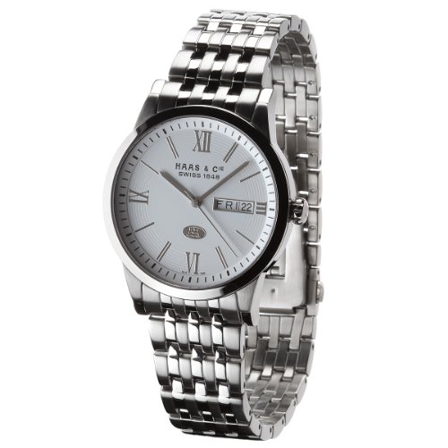 Haas & Cie Herrenuhr LINUS Silver ALH396SWA Preisvergleich