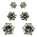 Silver Ladies Set of 3 Cubic Zirconia Stud Earrings