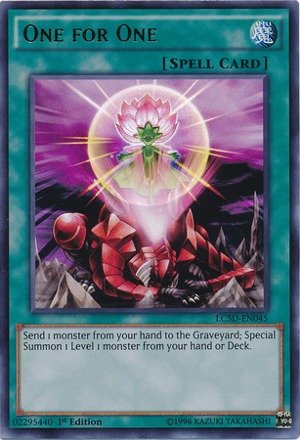 Yu-Gi-Oh! - One for One (LC5D-EN045) - Legendary Collection 5D's Mega Pack - 1st Edition - Ultra Rare