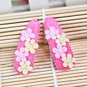 Dark Pink / Baby /Newborn/ Toddler/ Girls Flower Blossom Hair Clip (4109-2)