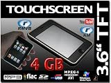 Produkt-Bild: 3,6 Zoll MP3 MP4 MP5 RM/RMVB Player 3.6" Touchscreen 4GB 3,6"