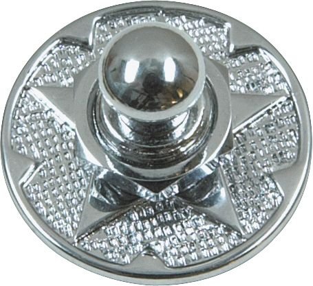 Q Parts Metal Series Straplock Chrome Western