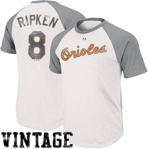 Baltimore Orioles Cal Ripken Jr. Legacy of Champions Raglan T Shirt