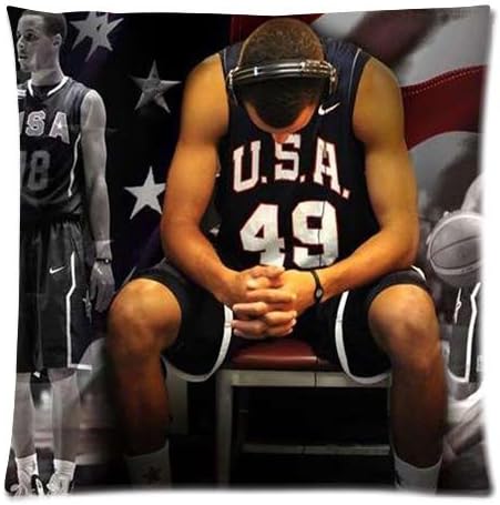 NBA Star Stephen curry background printed Pillowcase&amp;Pillow Case Cover Standard 18x18 Inch two sides