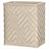 Apartment Wastebasket - Black Wicker (Black) (12.125H x 7.5W x 10.5D)