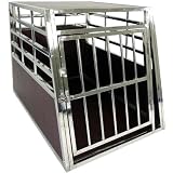 DGC001 Hundetransportbox aus Edelstahl Auto Transportbox Hundebox