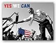 Barack Obama: Yes We Can (crowd) by Anonymous 12"x16" Art Print Poster
