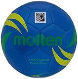 Molten VGB-5000BG - Ballon de beach soccer - Bleu/vert/jaune - Taille 5
