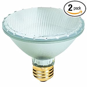 Feit Electric 75PAR30/QFL/MP/2 75-Watt Par 30 Halogen Reflector Flood Light, Clear, 2 Pack