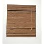 Lewis Hyman 0215223 Pecan Havana Bamboo Roman Shade. 23" W x 72" L