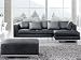 Designer Sofa aus Leder, Sitzgruppe 