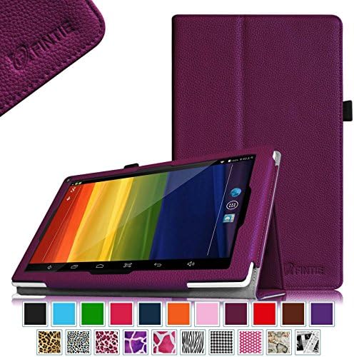 ProntoTec X1 10.1 / ProntoTec 10.1 inch X1S Case - Fintie Premium PU Leather Stand Cover with Stylus Loop for ProntoTec X1 10.1 inch / ProntoTec 10.1 inch X1S Quad Core Android Tablet PC, Purple