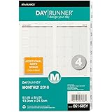 Day Runner Monthly Planning Pages 2016, 12 Months, Loose-Leaf, Size 4, 5.5 x 8.5 Inches (061-685Y)