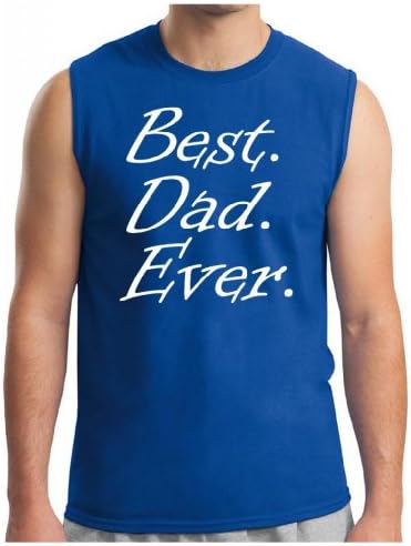 Buy Cool Shirts Mens Best Dad Ever Fathers Day Royal Muscle Shirt Shooter MD