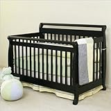 DaVinci Emily 4 in 1 Crib with Toddler Rail, Ebony