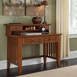 Home Styles 5181-162 Arts and Crafts Student Desk with Hutch, Black