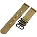 Clockwork Synergy® - 2 Piece Heavy Ballistic PVD Black Nylon Band (20mm, Desert Khaki)