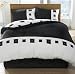 Dreamscene Las Vegas Duvet Cover, Black, King