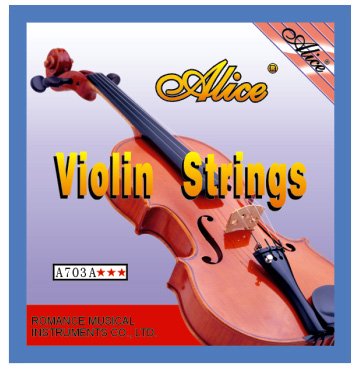 Stahlsaiten. Saiten. Violinensaiten für Violine & Geige