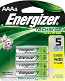 Energizer Universal NiMH AAA Rechargeable Batteries, 4 Count