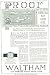 1920 Waltham Wrist Watch Watches Ad