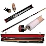 Red Sword Pool Cue w/ Case - Billiards > Cue Sticks > Theme Hardwood