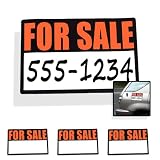 3pc High-Visibility Magnetic For Sale Signs for Cars & Trucks - 8 x 12 Inch