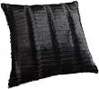Brentwood 922 Cut Fur Black Pillow, 18-Inch