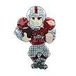 Mississippi State Bulldogs NCAA Light-Up Player Lawn Decoration (44)"